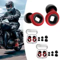 JXAXD 2 Paar Motorrad Ohrstöpsel Windgeräusche, Artevive Ohrstöpsel, Gehörschutz Motorrad, Moto Earplugs und 4 Größen in XS/S/M/L, B