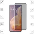 Für Motorola Moto G85 5G 2x 4D Privacy Display Full Curved H9 Hart Glas Folie Schutz