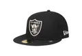 New Era Fitted Cap 59Fifty Las Vegas Raiders silber