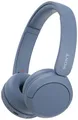 Sony WH-CH520 On Ear Headset Bluetooth Stereo Blau Mikrofon-Rauschunterdrückung Batterieladeanzeige, Headset