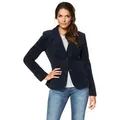 Aniston CASUAL Jackenblazer mit Stoff-Einfassungen und Ärmelpatches blau 46 EU