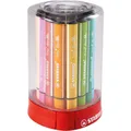 Gefederter Dreikant-Filzstift - STABILO Trio Scribbi - 12er Tischset - mit 12