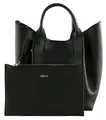 Abro Shopper Shopper Essential (Set, 2-tlg), aus echtem Leder