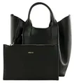 abro Leather Erson Shopper Essential S Shopper Tasche Black / Gold schwarz Neu