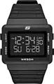 Skechers Chronograph LARSON SR1077, Quarzuhr, Armbanduhr, Herrenuhr, Silikonarmband, digital, Wochentag