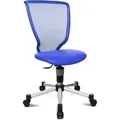 Topstar Kinderdrehstuhl Titan Junior, 71487 S18 blau, silber Stoff - Blau