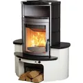 Hark Avenso GT ECOplus Kaminofen Ofenkacheln Meteorschwarz 8 kW mit Automatik