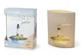 La Vida LED Nachtlicht Deko Lampe Leuchte Batterie Poesielicht la vida Geschenk Leuchtturm, LED fest integriert