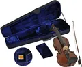 Steinbach SV-10034LH Linkshänder Geige Set 3/4 handgearbeitete Violinengarnitur inklusive Koffer und Bogen