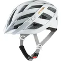 ALPINA PANOMA Classic - Leichter, Optimal Belüfteter Touren Fahrradhelm Mit Optionalen LED-Licht Für Erwachsene, White-Prosecco Gloss, M (56-59 cm)