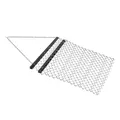Wiltec Wiesenegge 155x123,5cm Schleppegge Wiesenschleppe Rasentraktor Feldegge