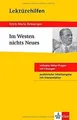 Lektürehilfen Im Westen nichts Neues von Remarque, Eri... | Buch | Zustand gut