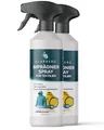 KLARBERG Textil Imprägnierspray Jacke - Atmungsaktive Imprägnierung für Funktionstextilien und synthetische Stoffe - Von Jacken und Polstermöbel bis hin zu Teppich und Outdoor Kleidung (2X 500 ml)