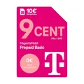 Telekom MagentaMobil Prepaid Basic | 9ct pro Minute/SMS in alle dt. Netze | optionale Dayflat (50 MB) für mobiles Surfen verfügbar I ohne Vertragsbindung, volle Kostenkontrolle I 10 EUR Startguthaben