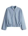 OPUS Damen Jacke | Sommerblouson Jelen mit dekorativen Ballonärmeln Oxford Blue, 36