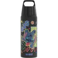 Sigg - Edelstahl Trinkflasche - Shield One Disney Lilo & Stitch - Für Kohlensäurehaltige Getränke Geeignet - Auslaufsicher - Federleicht - BPA-frei - Sport & Schule - Black - 0,75L