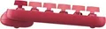 Logitech POP Keys Wireless mechanische Tastatur mit Emoji Tasten, RF Wireless + Bluetooth, Mechanische Switches, Schweizer Layout Rosa | 920-01082
