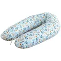 Loolay Seitenschläferkissen M/L oder L/XL BLUMEN Schwangerschaftskissen Kissen für Schlafen, MUSTER: BLUMENWIESE Braun, Blau, Rosa, Gelb WEICH Füllung + 100% BIO-Baumwolle Kissenbezug, 170 o. 190 cm Stillkissen + Bezug Reißverschluss! Dekokissen Geschenk, LOOLAY® - 100% Europäische Stoffe und Kleinserien-Nähen! gelb L/XL