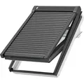 NEU: VELUX Elektro-Rollladen SML 0000K Aluminium Dunkelgrau inkl. KUX 110, 78x118 cm (MK06)