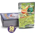 50 verschiedene Pokemon Karten in deutsch und original mit 1x EX Karte und Holos + Cardmex Deckbox für Pokémon Sammelkarten
