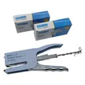 Rapesco 1355A Porpoise Classic Heftzange mit 10.000 Heftklammern des Typs 26/8 m