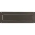Außeneinwurfblende PORTA 796, 304 x 101 x 3 mm, schwarz-braun, metallic matt
