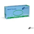 DocMed Nitril-Handschuhe Nitril 3000 Blue X-Long U.-Handschuhe PF, Gr. S/M/L/XL (Einweghandschuhe, 100-St., Universell einsetzbar, Hochelastisch und reißfest) Puder- und Latexfrei – ideal für Personen mit Allergie L
