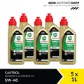 Castrol Power 1 Ultimate 4T Motorradöl 5W-40 JASO MA-2 5x1 Liter = 5 Liter