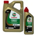 4+1=5 Liter Castrol Power 1 Ultimate 4T 5W-40 Motorrad Öl JASO MA-2  API SN 5W40
