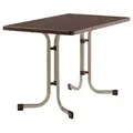 Gartentisch ca. 115x70x72cm Champagner,Mokka