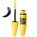 Maybelline Colossal 100 % Black Volumen-Mascara mit Kollagen, schwarz