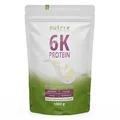 Nutri + Eiweißpulver Weiße Schokolade 1 kg - White Chocolate Proteinpulver - über 80% Eiweiß - Low Sugar - Protein Pulver Weiße Schoko Proteinkomplex