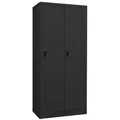 vidaXL Kleiderschrank Anthrazit 80x50x180 cm Stahl