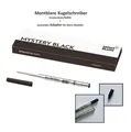 1x Original MONTBLANC Kugelschreiber Ersatz Minen Schwarz M + 1x Zubehör Adapter
