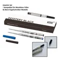 Zubehör Set: 1x Original Montblanc Konverter + 1x Adapter f. Kugelschreiber Mine
