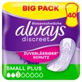always Discreet Inkontinenz Small Plus Big Pack 40 Inkontinenz-Einlagen
