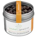 Zauber der Gewürze Wacholderbeeren ganz – Wacholder Beeren getrocknet und ganz, perfekt zum Würzen von Fleisch, Wildgerichten und Marinaden, 40 g