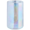 Kleine Wolke Zahnputzbecher Opalis Glas Silber Perlmutt