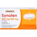 ratiopharm GmbH SYNOFEN 500 mg/200 mg Filmtabletten 20 St.