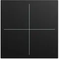 Busch-Jaeger LFW/A.4.55.11-915 Abdeckung 4-fach für Keypad 1- bis 4-fach, Busch-Trevion, Busch-balance SI, KNX, schwarz matt