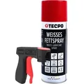 TECPO Weisses Fettspray Sprühfett White Grease 1x 400 ml...