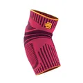 BAUERFEIND 1 Unisex Ellenbogen-Sportbandage, Rechts/links tragbar, Für Ball-, Rückschlag- und Leichtathletiksport, Stabilität am Ellenbogen, XS, Pink, 92 g