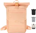 Orangeroller mit Laptopfach für Uni, Arbeit & Fahrrad - große Reisetasche - wasserabweisend