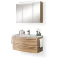 Marlin Badmöbel-Set 3040 City Plus Holzoptik Braun