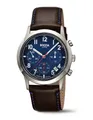 Boccia Titanium 3735-02 Solar Herrenchronograph Saphirglas Dunkelblau mit Led...