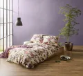 Fleuresse Mako-Satin Bettwäsche 155x220 Flieder Pflaumen Blumen Wende 114433-9