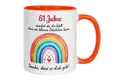 Momentals Tasse 61. Geburtstag Frau – „Du machst die Welt besser“ – Geschenk Frauen, Gratis Versand · Links-&Rechtshänder · Spülmaschinenfest