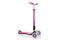 Globber Dreiradscooter Elite Prime – Tretroller 125/80 mm, ABEC 5, LED-Rollen, Leuchtdeck