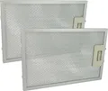 vhbw 2x Filter Metallfettfilter Ersatz für Teka DM70 für Dunstabzugshaube, Aluminium