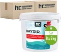 8x5 kg BAYZID® Chlorgranulat für Pools mit Aktivchlor zur Poolwasser Desinfektion